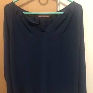 Navy blue blouse
